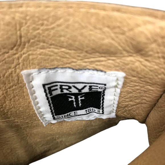 Frye Phillip Harness Women's Size 6.5 B Boots Brown Leather bootie Zip - Picture 7 of 8